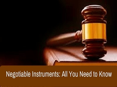 NEGOTIABLE INSTRUMENT ACT